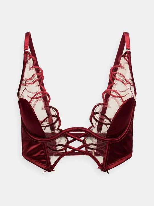 Obrázek produktu Podprsenka s kosticemi Hunkemöller bordó