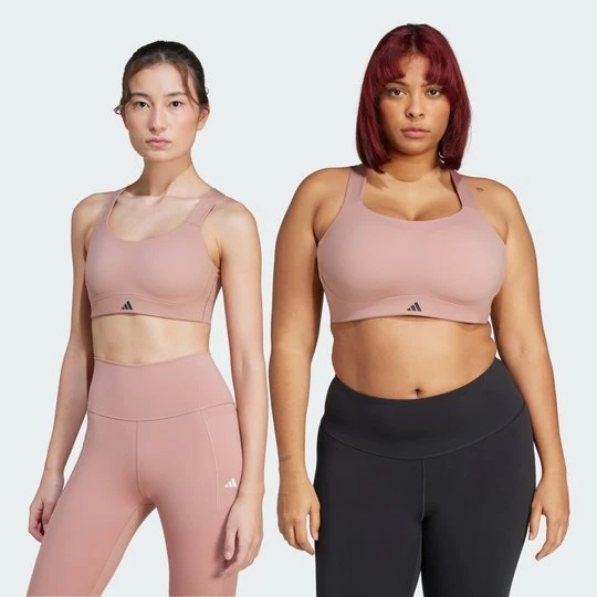 Obrázek produktu Podprsenka TLRD Impact Luxe Training High Support Adidas Warm Clay