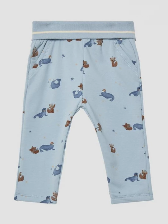 Obrázek produktu Pohodlné unisex kalhoty na běhání s ohrnovacím pasem s.Oliver modrá