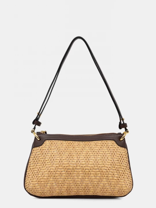 Obrázek produktu Pollini crossbody kabelka dámská z pletenky béžová