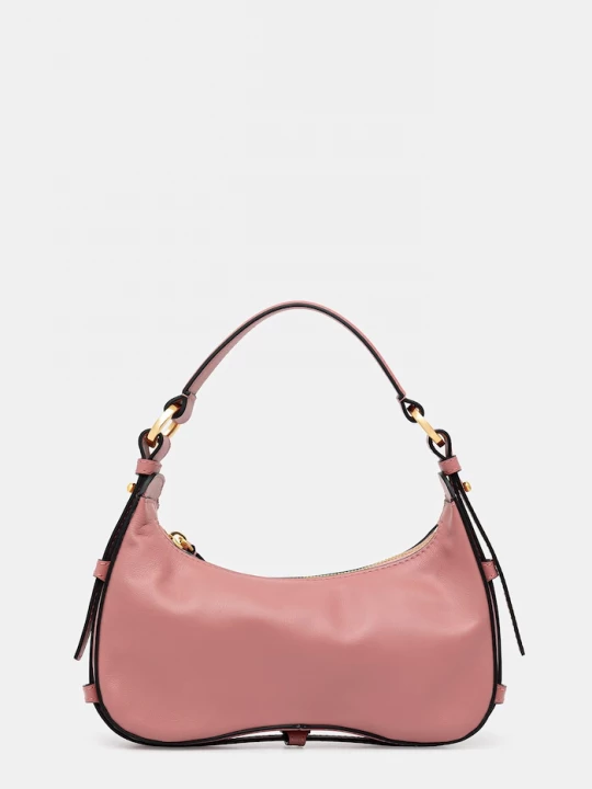 Obrázek produktu Pollini hobo kabelka dámská kožená růžová