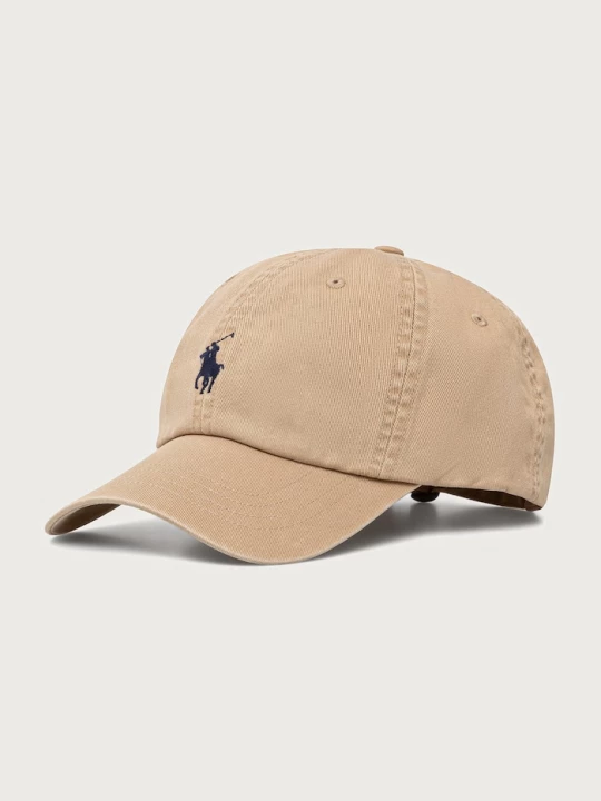 Obrázek produktu Polo Ralph Lauren baseballová čepice dámská bavlněná béžová
