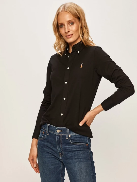 Obrázek produktu Polo Ralph Lauren Bavlněná košile Polo Ralph Lauren černá