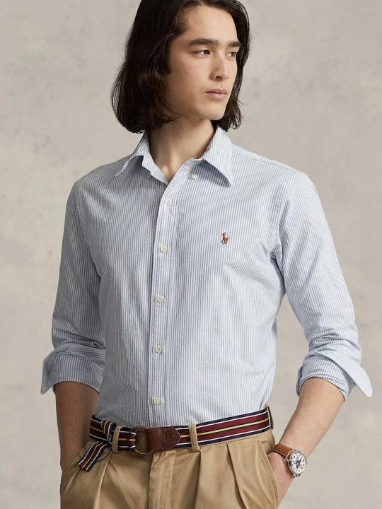 Obrázek produktu Polo Ralph Lauren Bavlněná košile modrá