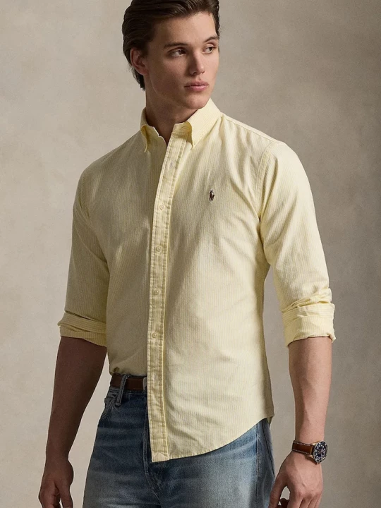 Obrázek produktu Polo Ralph Lauren Bavlněná košile Polo Ralph Lauren žlutá