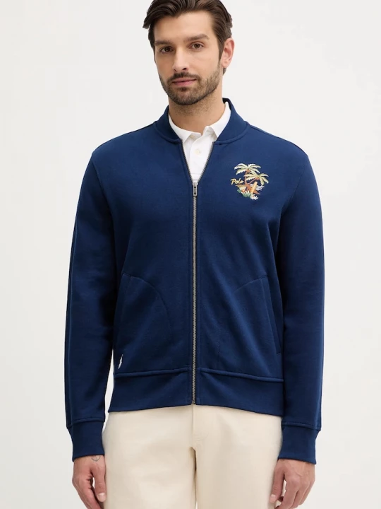 Obrázek produktu Polo Ralph Lauren Bavlněná mikina Polo Ralph Lauren Long Sleeve Sweatshirt modrá