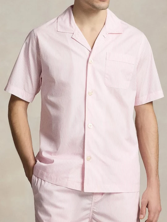 Obrázek produktu Polo Ralph Lauren Bavlněná pyžamová košile Polo Ralph Lauren růžová