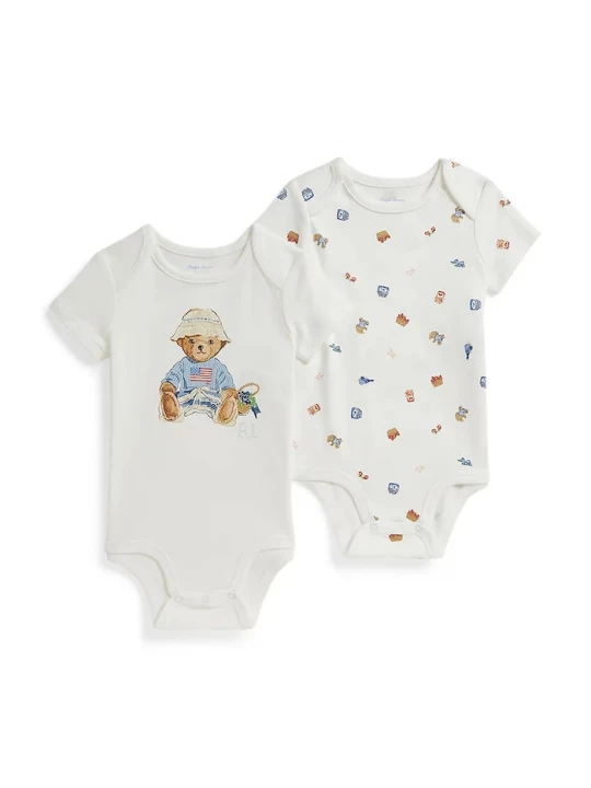 Obrázek produktu Polo Ralph Lauren Bavlněné kojenecké body 2-pack