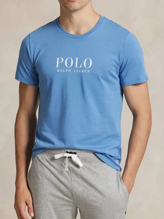 Obrázek produktu Polo Ralph Lauren Bavlněné pyžamové tričko Polo Ralph Lauren modrá