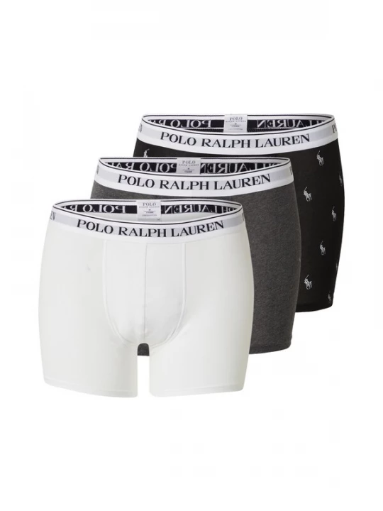 Obrázek produktu Polo Ralph Lauren Boxerky šedá / tmavě šedá / černá / bílá