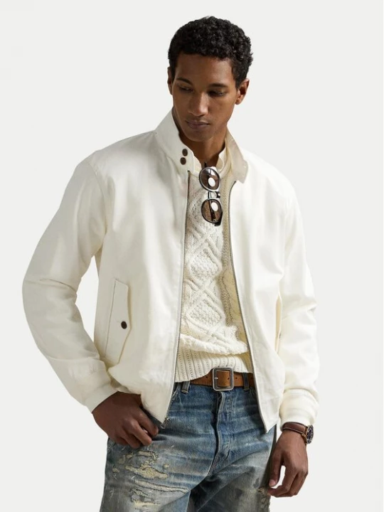 Obrázek produktu Polo Ralph Lauren Bunda bomber 710970569002 Bílá Regular Fit