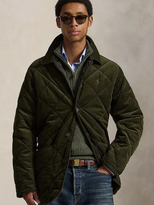 Obrázek produktu Polo Ralph Lauren bunda pánská bavlněná zelená