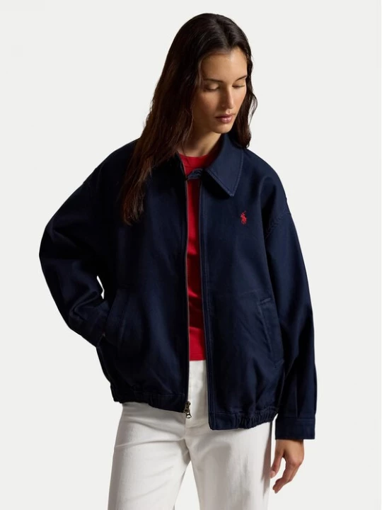 Obrázek produktu Polo Ralph Lauren Bunda pro přechodné období 211A96311002 Tmavomodrá Oversize