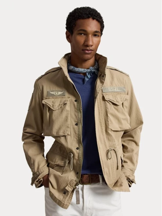 Obrázek produktu Polo Ralph Lauren Bunda pro přechodné období The Iconic Field 710961616500 Béžová Regular Fit