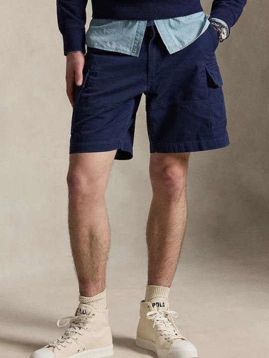 Obrázek produktu Polo Ralph Lauren cargo šortky pánské bavlněné námořnická modř