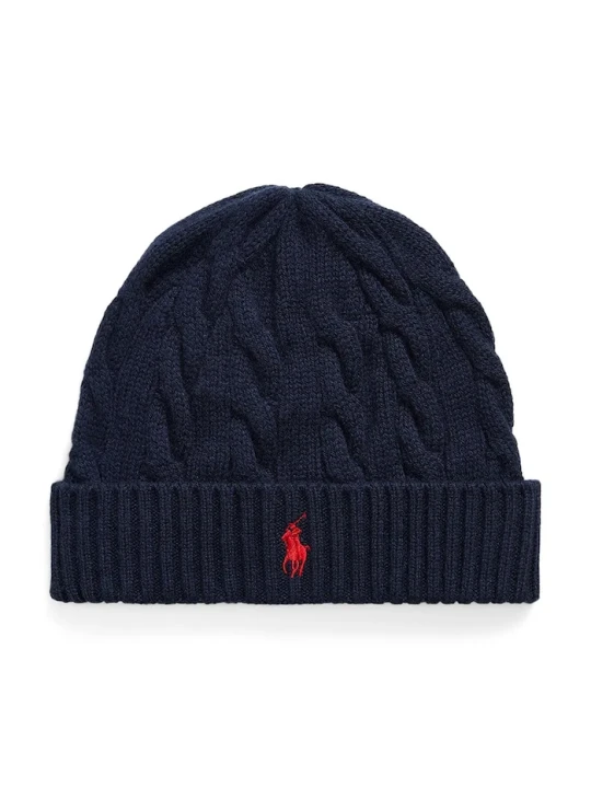 Obrázek produktu Polo Ralph Lauren čepice pánská vlněná námořnická modř