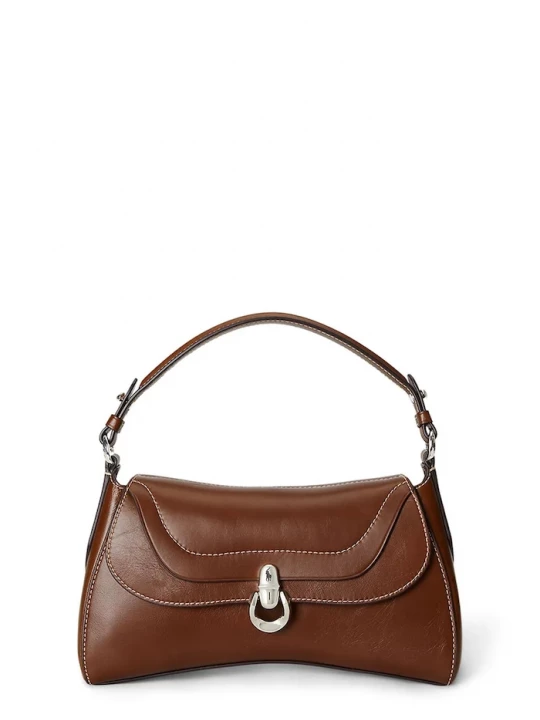 Obrázek produktu Polo Ralph Lauren crossbody kabelka dámská kožená hnědá