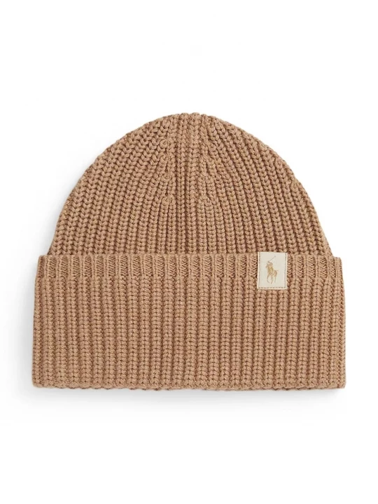 Obrázek produktu Polo Ralph Lauren Dětská bavlněná čepice Polo Ralph Lauren hnědá