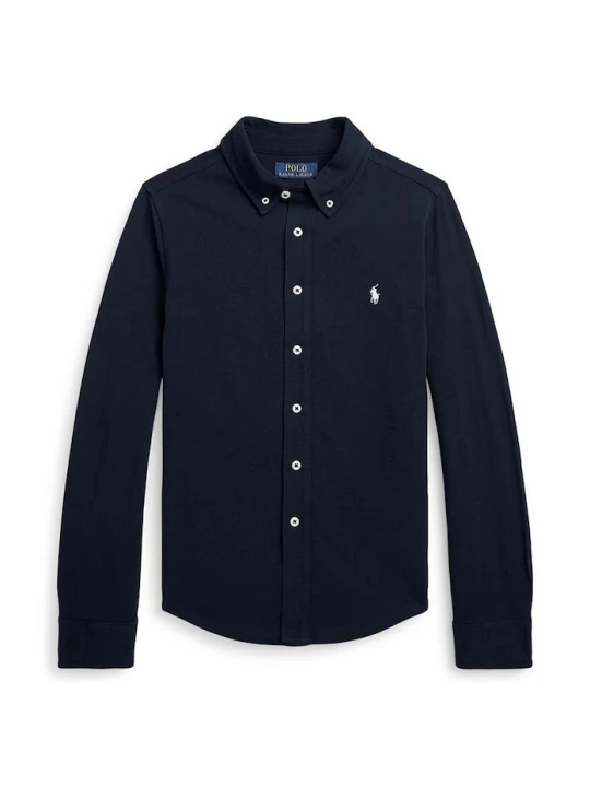 Obrázek produktu Polo Ralph Lauren Dětská bavlněná košile Polo Ralph Lauren námořnická modř