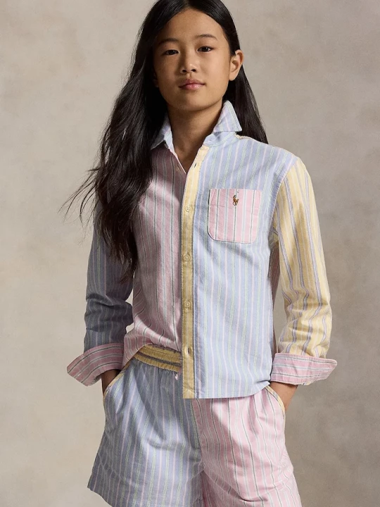 Obrázek produktu Polo Ralph Lauren Dětská bavlněná košile Polo Ralph Lauren růžová