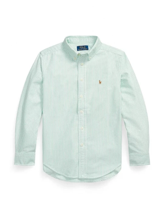 Obrázek produktu Polo Ralph Lauren Dětská bavlněná košile Polo Ralph Lauren tyrkysová