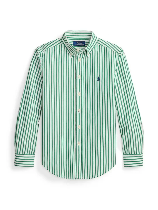 Obrázek produktu Polo Ralph Lauren Dětská bavlněná košile Polo Ralph Lauren zelená