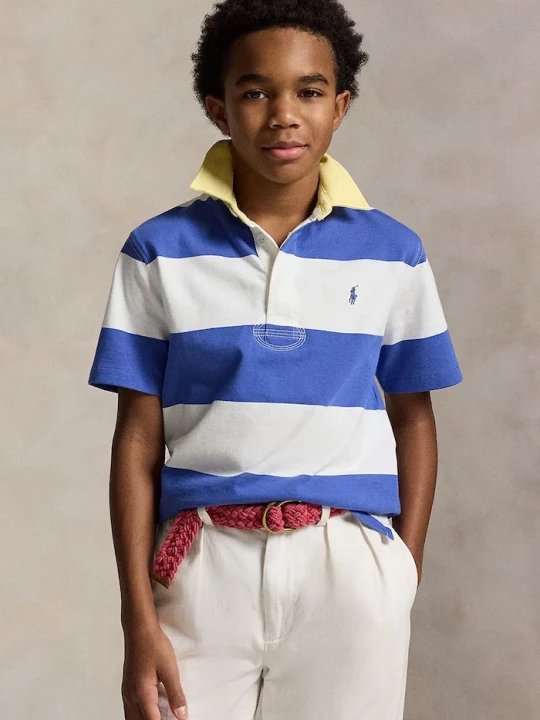 Obrázek produktu Polo Ralph Lauren Dětská bavlněná polokošile modrá