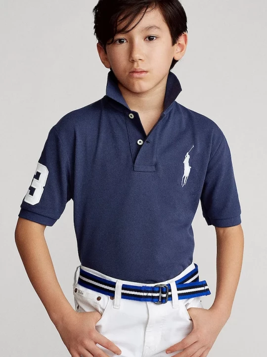 Obrázek produktu Polo Ralph Lauren Dětská bavlněná polokošile námořnická modř