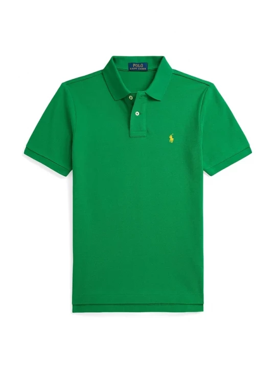 Obrázek produktu Polo Ralph Lauren Dětská bavlněná polokošile Polo Ralph Lauren zelená