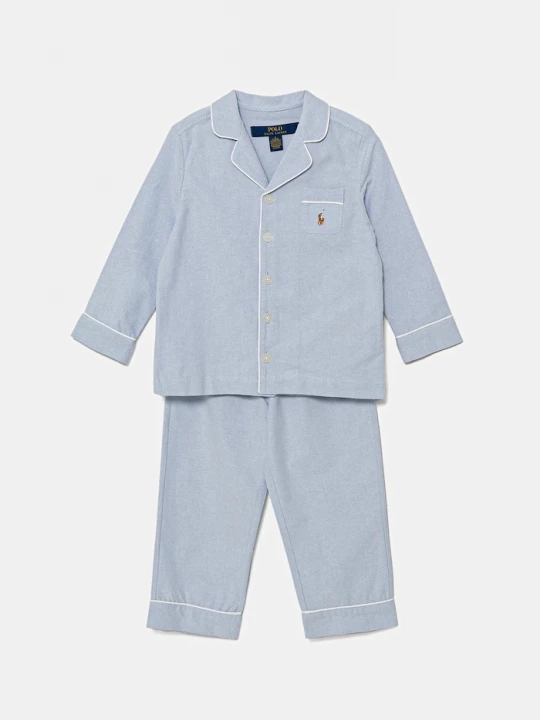 Obrázek produktu Polo Ralph Lauren Dětské bavlněné pyžamo Polo Ralph Lauren 2-pack modrá