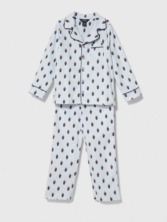 Obrázek produktu Polo Ralph Lauren Dětské bavlněné pyžamo Polo Ralph Lauren modrá