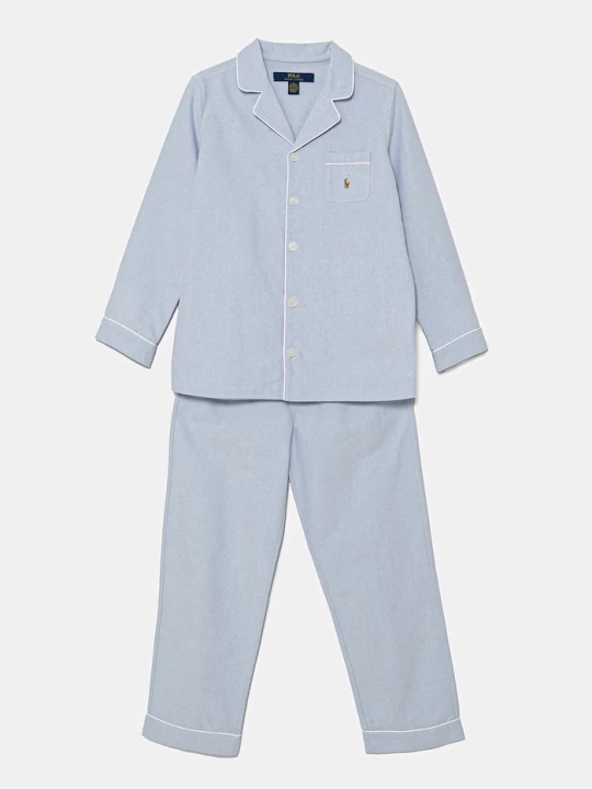 Obrázek produktu Polo Ralph Lauren Dětské bavlněné pyžamo Polo Ralph Lauren modrá
