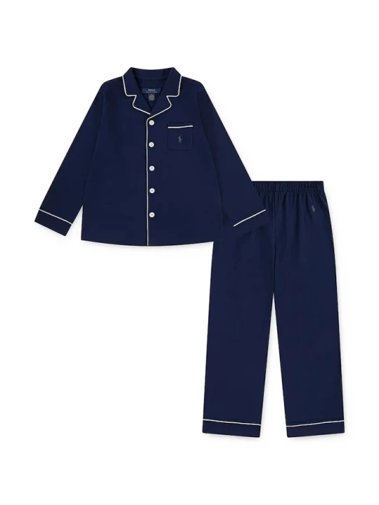 Obrázek produktu Polo Ralph Lauren Dětské bavlněné pyžamo Polo Ralph Lauren námořnická modř