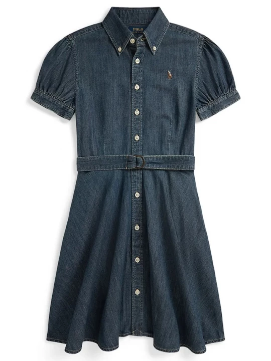 Obrázek produktu Polo Ralph Lauren Dětské bavlněné šaty Polo Ralph Lauren námořnická modř