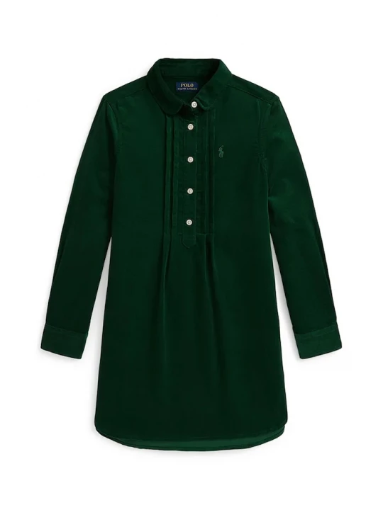 Obrázek produktu Polo Ralph Lauren Dětské bavlněné šaty Polo Ralph Lauren zelená