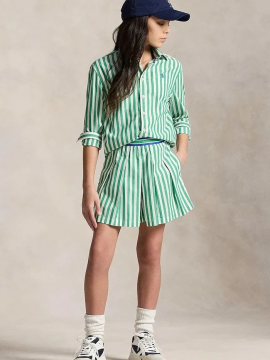 Obrázek produktu Polo Ralph Lauren Dětské bavlněné šortky Polo Ralph Lauren zelená