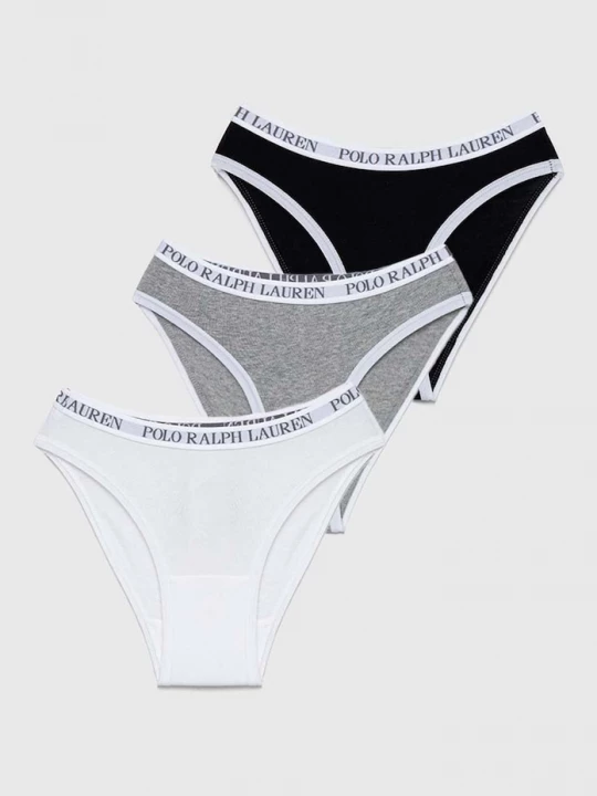 Obrázek produktu Polo Ralph Lauren Dětské kalhotky Polo Ralph Lauren 3-pack černá