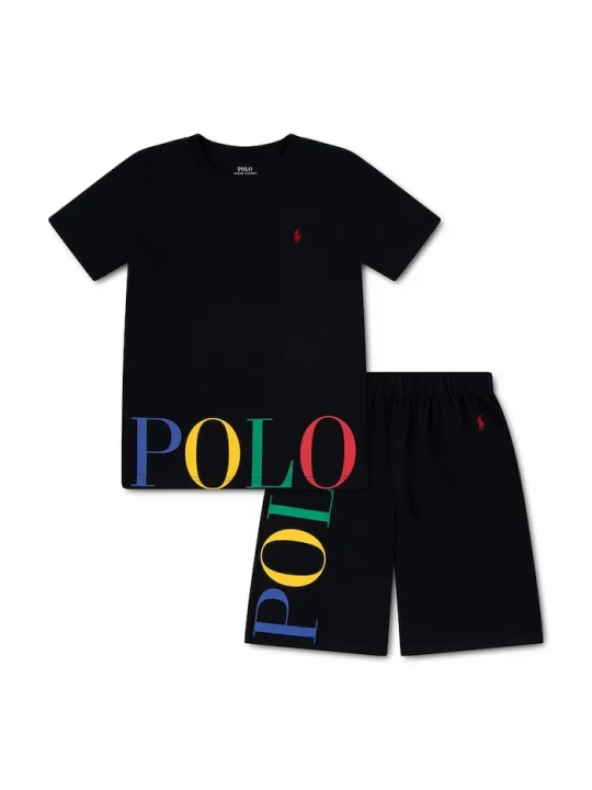 Obrázek produktu Polo Ralph Lauren Dětské pyžamo Polo Ralph Lauren černá