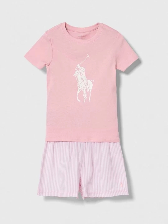 Obrázek produktu Polo Ralph Lauren Dětské pyžamo Polo Ralph Lauren růžová