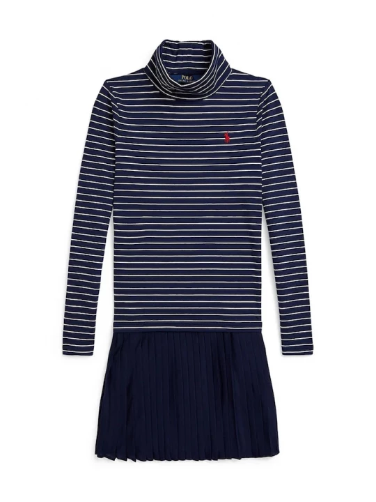 Obrázek produktu Polo Ralph Lauren Dětské šaty s bavlnou Polo Ralph Lauren námořnická modř