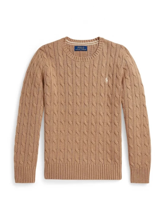 Obrázek produktu Polo Ralph Lauren Dětský bavlněný svetr Polo Ralph Lauren béžová