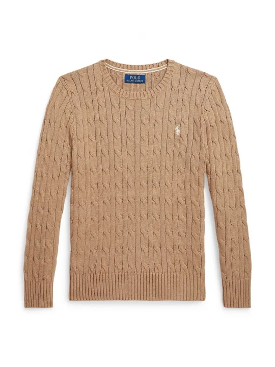 Obrázek produktu Polo Ralph Lauren Dětský bavlněný svetr Polo Ralph Lauren hnědá