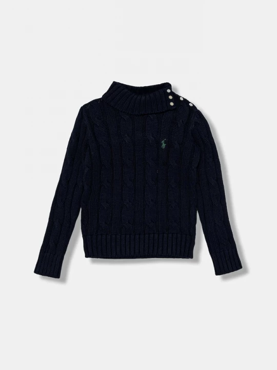 Obrázek produktu Polo Ralph Lauren Dětský bavlněný svetr Polo Ralph Lauren námořnická modř