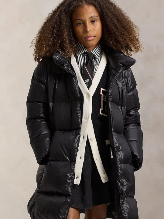 Obrázek produktu Polo Ralph Lauren dlouhá bunda dětská černá
