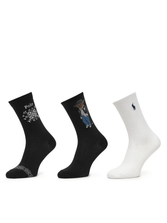 Obrázek produktu Polo Ralph Lauren Dlouhé ponožky Bear Snowflake 455P18210001 Černá