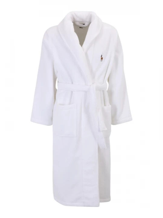 Obrázek produktu Polo Ralph Lauren Dlouhý župan  hnědá / červená / bílá