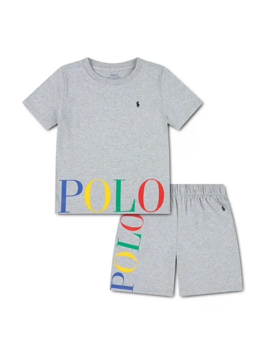 Obrázek produktu Polo Ralph Lauren dvoudílné pyžamo dětské bavlněné s elastanem