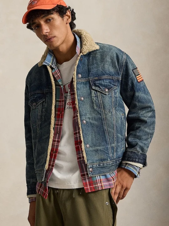 Obrázek produktu Polo Ralph Lauren džínová bunda pánská džínová modrá