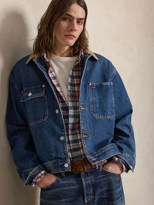 Obrázek produktu Polo Ralph Lauren džínová bunda pánská námořnická modř