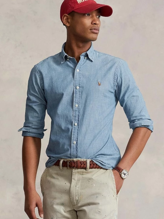 Obrázek produktu Polo Ralph Lauren Džínová košile Polo Ralph Lauren modrá
